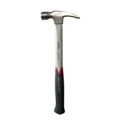 Sure Strike Framing Hammer, Forged Steel, Cushion Grip Fiberglass Handle, 16 In - Estwing MRF22SM