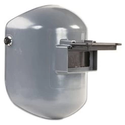 Superglas Welding Helmet, SH10, Gray, Fixed Front, 2 In X 4-1/4 In - Fibre-Metal 706GY