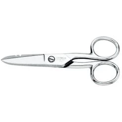 Electrician's Scissors, 5 1/4 In, Silver - Klein 2100-7