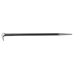 Ladyfoot Pry Bar, 16 In L X 5/8 In Stock, Right Angle Chisel/Pointed, Round - Mayhew 40152