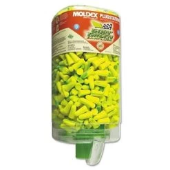 PlugStation Earplug Dispenser, Disposable Plastic Bottle, Foam Earplugs, Green Swirls, Goin' Green (500 DI) - Moldex 6647