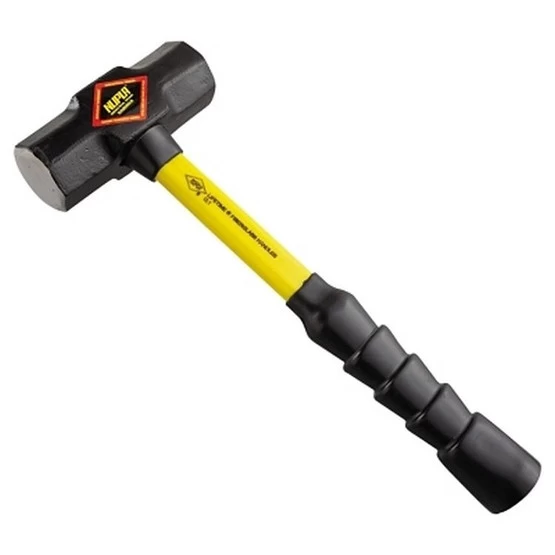 Blacksmith's Double-Face Steel-Head Sledge Hammer, 4 Lb, 14 In SG Grip Handle - Nupla 27-045 1 Blacksmith's Double-Face Steel-Head Sledge Hammer, 4 Lb, 14 In SG Grip Handle - Nupla 27-045