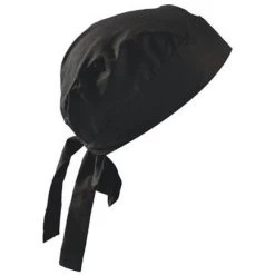 Tuff Nougies Regular Tie Hats, One Size, Black - OccuNomix TN5-06