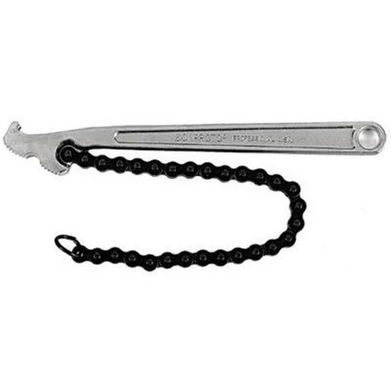Universal Chain Wrench, 7/8-4" Opening, 16 1/2" Chain, 12 5/16 In Long - Proto 801 1 Universal Chain Wrench, 7/8-4" Opening, 16 1/2" Chain, 12 5/16 In Long - Proto 801