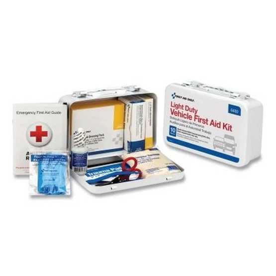 10 Person Vehicle First Aid Kits, Weatherproof Steel, First Aid Only 6400 1 10 Person Vehicle First Aid Kits, Weatherproof Steel, First Aid Only 6400