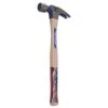 Framing Rip Hammer, Forged Steel Head, Straight White Hickory Handle, 18 In, 28 Oz Head, Milled Face - Vaughan 606M