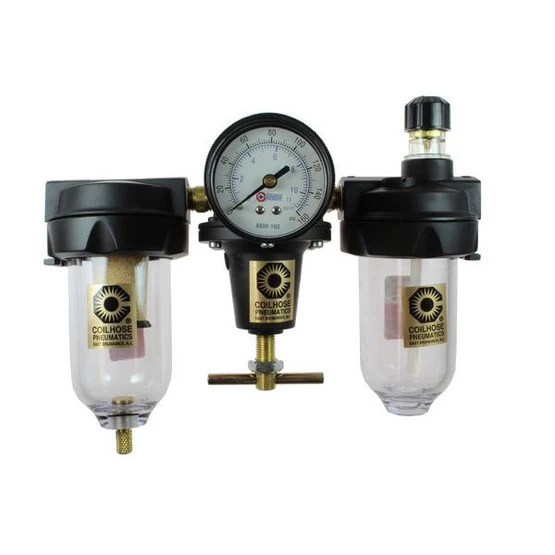 Coilhose Pneumatics 8883aag 3/8" Filter/regulator/lubricator Trio 1 Coilhose Pneumatics 8883aag 3/8" Filter/regulator/lubricator Trio