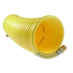 Coilhose Pneumatics N38-50b 3/8" Id X 50', 3/8" Mpt Swivel Nylon Air Hose Coiled Hose