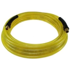Coilhose Pneumatics Pfe4050-16x-ty Flexeel Hose, 1/4" Id X 50', 1/4" Automotive Reinforced Poly Straight Hose - Transparent Yellow