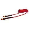 Coilhose Pneumatics Pu38-504b-r Flexcoil, 3/8" Id X 50', 1/4" Mpt Swivel Poly Air Hose - Red
