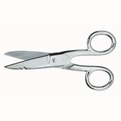 Wiss Scissors 175E5V 5" Electrician Scissors - Serrations Along Entire Bottom Blade