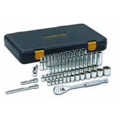 Gearwrench 80550P 56 Pc. 3/8" Drive 120xp Sae/metric 6 Point Standard & Deep Socket Set
