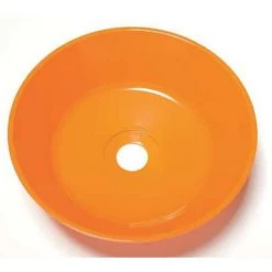 Guardian 100-009ORG-R 11-3/4" Dia. Orange Abs Plastic Eyewash Bowl