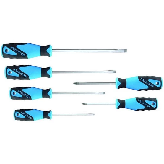 Gedore 3c-Screwdriver Set 6 Pcs Is 4-8 Pz 1-2 | 2150-2160 PZ-06