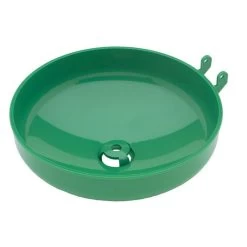 Haws Sp93 Round Receptor, Green Abs Plastic
