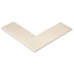 Mighty Line Anglew 2" Wide Solid White Angle, Pack Of 100