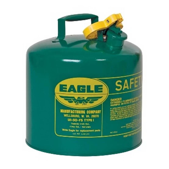 Eagle Manufacturing UI-10-SG 1 Gallon Type I Green Safety Can 1 Eagle Manufacturing UI-10-SG 1 Gallon Type I Green Safety Can