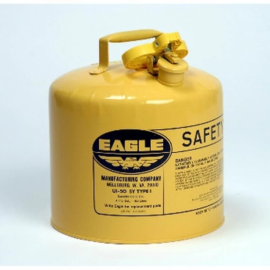 Eagle Manufacturing UI-10-SY 1 Gallon Type I Yellow Safety Can 1 Eagle Manufacturing UI-10-SY 1 Gallon Type I Yellow Safety Can