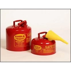 Eagle Manufacturing UI-20-FS 2 Gallon Type I Red Safety Can W/ F-15 Funnel