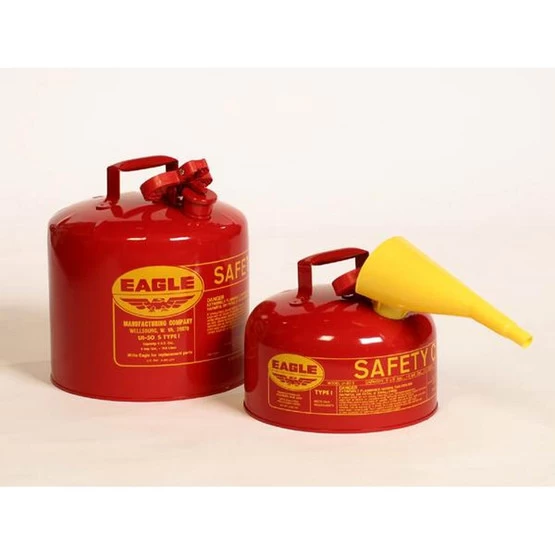 Eagle Manufacturing UI-50FS TYPE I SAFETY CAN WITH FUNNEL 5 Gal Capacity 1 Eagle Manufacturing UI-50FS TYPE I SAFETY CAN WITH FUNNEL 5 Gal Capacity