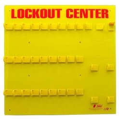 Zing 7116E Lockout Station, 28 Padlock, Unfilled