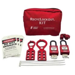 Zing 7119 Lockout Tagout Kit, 11 Component, General Application