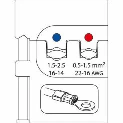 Gedore Module Insert For Insulated Terminals 0.5-1.5/1.5-2.5 | 8140-02
