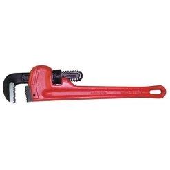 8" Heavy Duty Iron Pipe Wrench, Wheeler Rex 4508